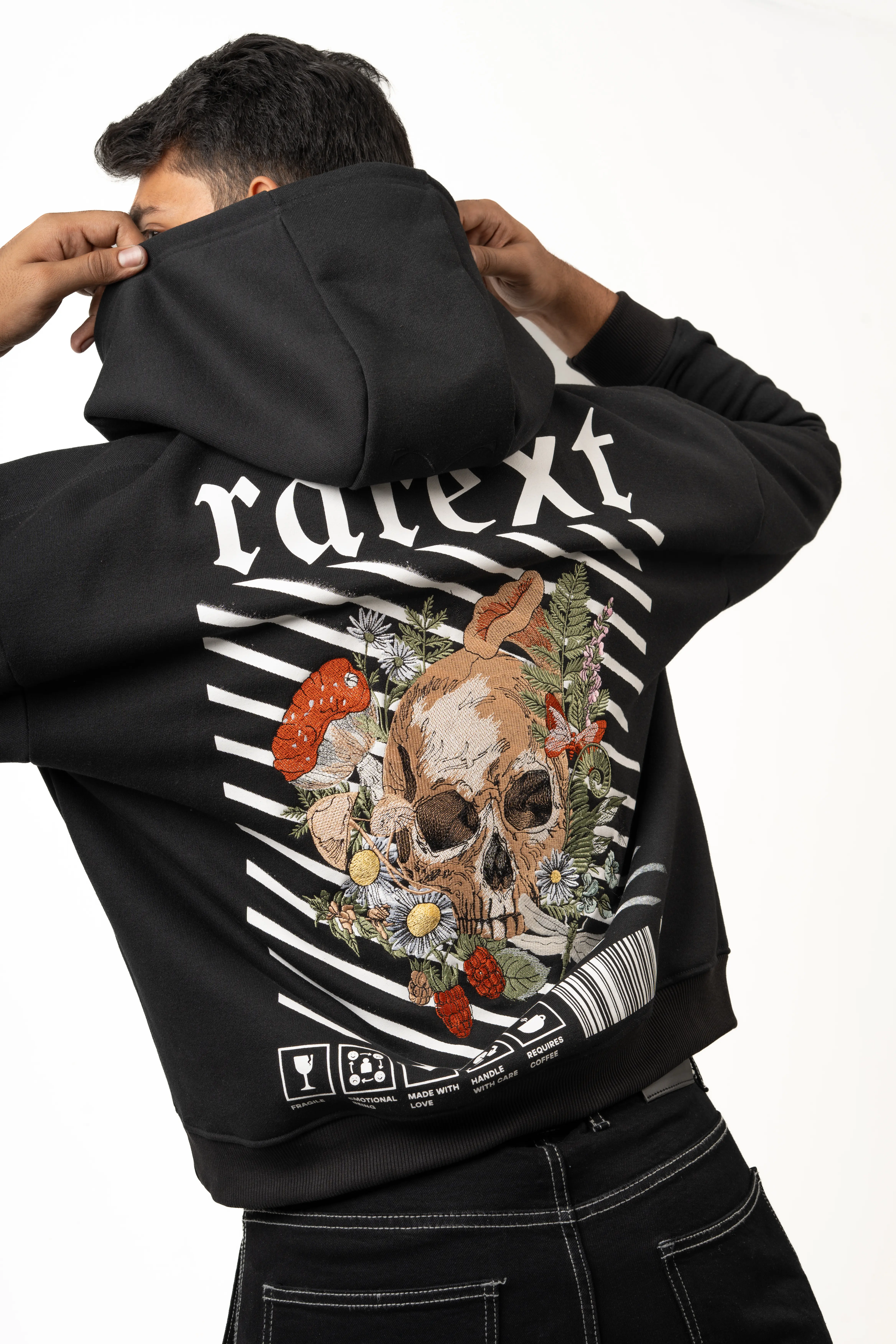 Black Skull Back Medium
