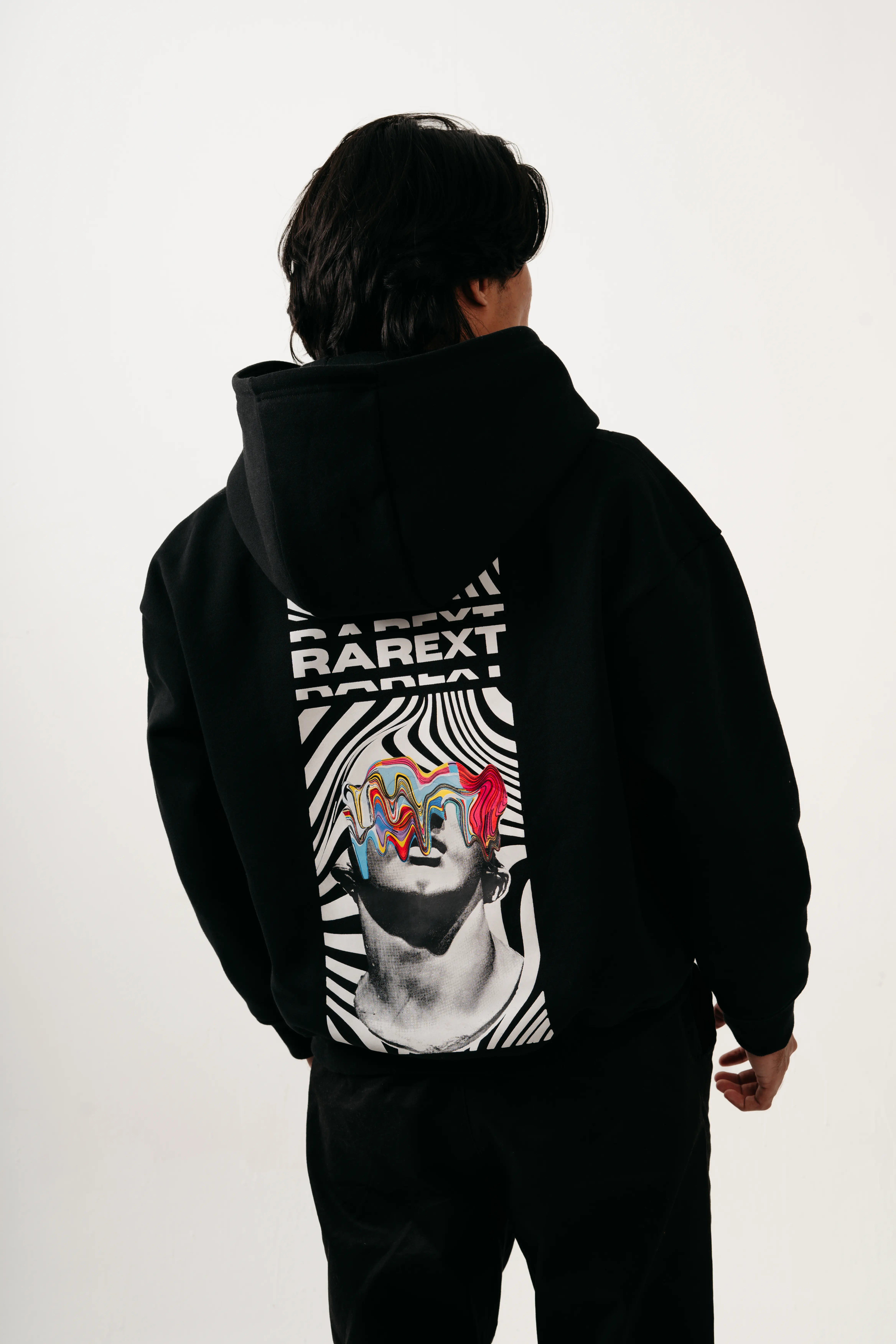 Glitch Black Short Back